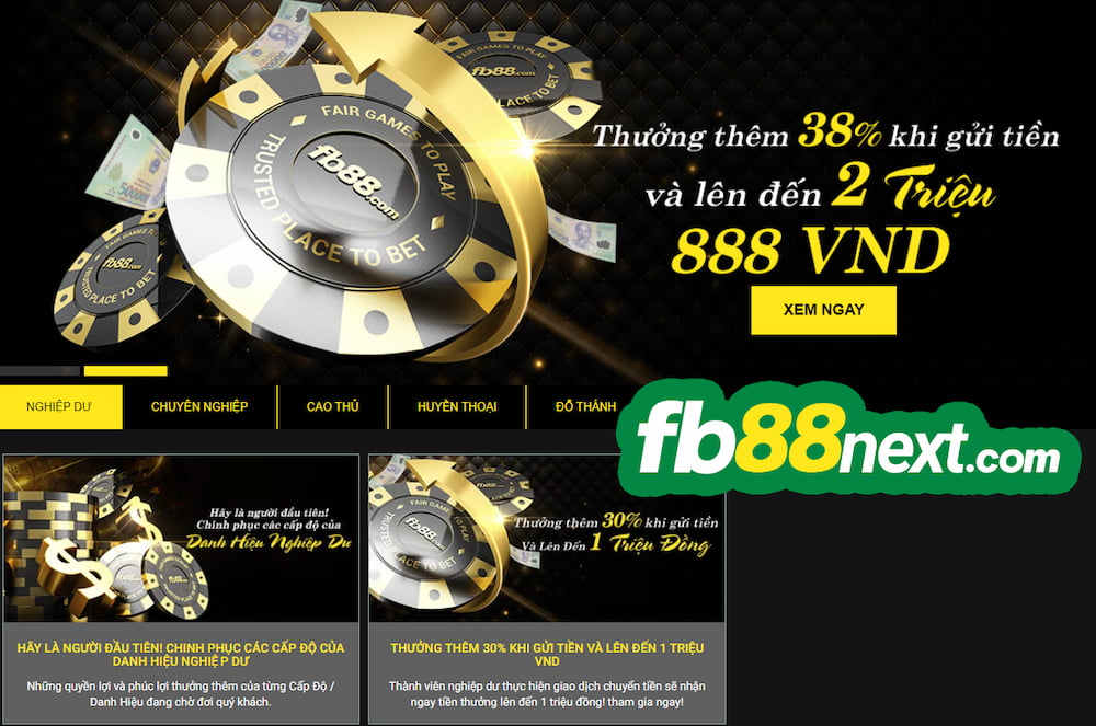 Các ưu đãi đặc biệt danh cho người chơi VIP FB88