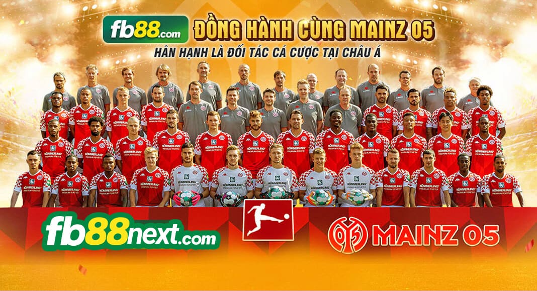 FB88 tài trợ cho CLB bóng đá Mainz 05