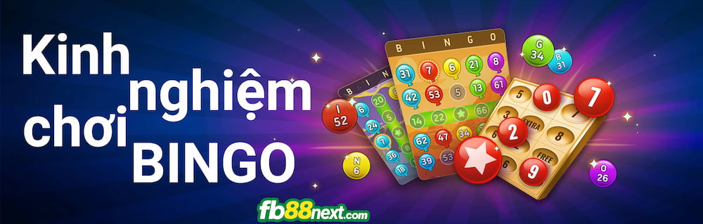 Kinh nghiệm giành chiến thắng khi cá cược Bingo FB88