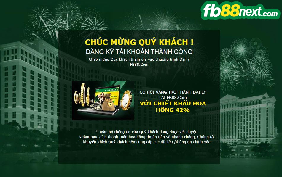 Thông tin thanh toán và các điều kiện dành cho các đại lý FB88